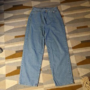 High-Waist Baggy Wide Leg Jeans